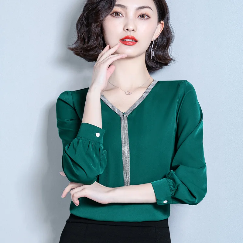 Early Autumn Tops Elegant Lady Early Autumn Versatile Chiffon Blouse Base Shirt Immortal of Western Style Sweater Shirt
Early Autumn Tops Elegant Lady Early Autumn Versatile Chiffon Blouse Base Shirt Immortal of Western Style Sweater Shirt