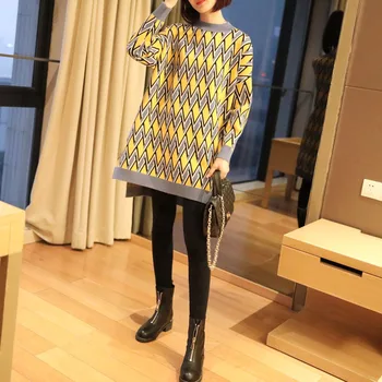 Medium Long Split Knitwear Thickened Loose Slouchy Yellow Sweater Women Pullover Autumn Winter
Medium Long Split Knitwear Thickened Loose Slouchy Yellow Sweater Women Pullover Autumn Winter