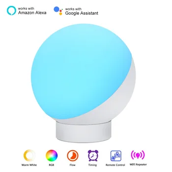 Wifi smart Table Lamp RGBW 7W dimmable Control timer Switch For Alexa Google Voice Control Led desktop Night Light Smart Home
Wifi smart Table Lamp RGBW 7W dimmable Control timer Switch For Alexa Google Voice Control Led desktop Night Light Smart Home
