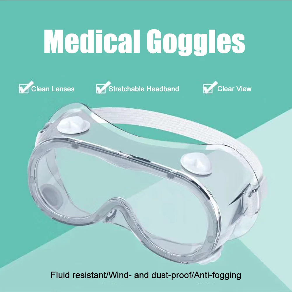 Outdoor Protective Safety Goggles Wide Vision Disposable Indirect Vent Anti-Fog Cycling Glasses Splash Goggles
Outdoor Protective Safety Goggles Wide Vision Disposable Indirect Vent Anti-Fog Cycling Glasses Splash Goggles