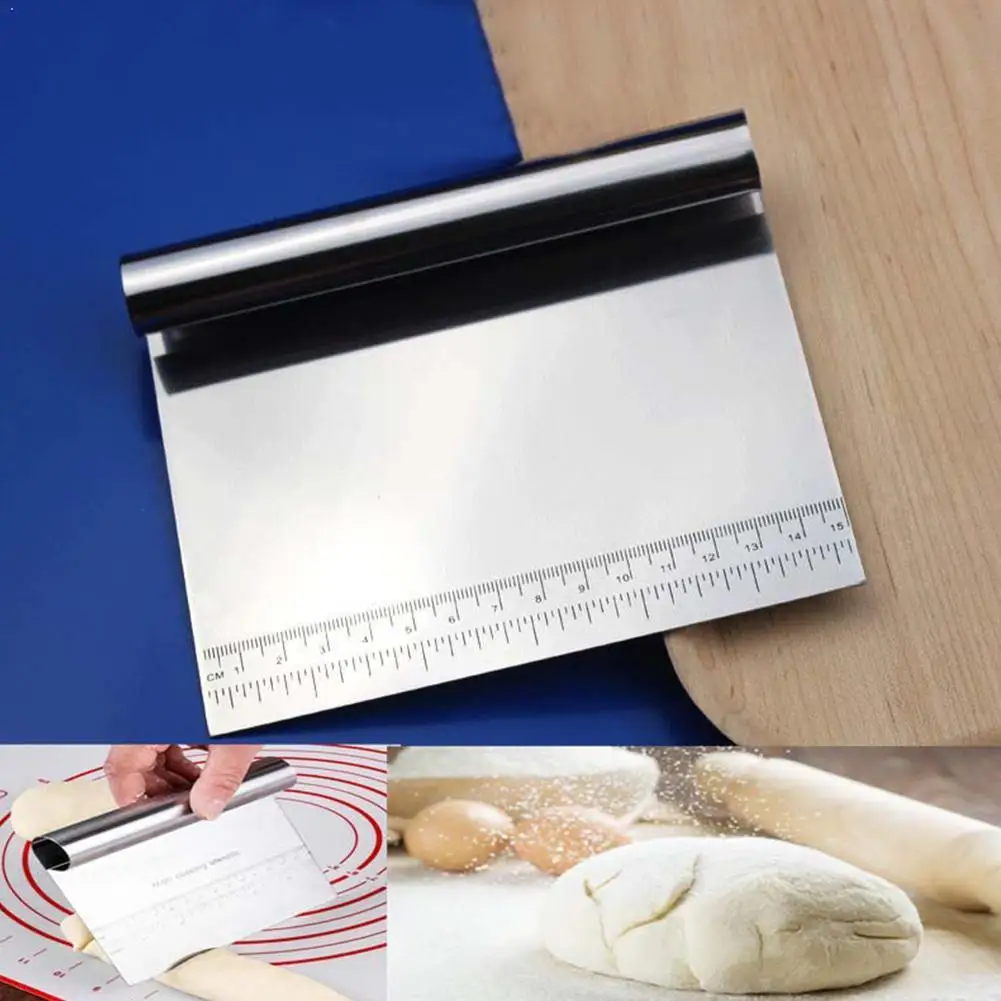 Cutting Knife Stainless Steel Pizza Cake Dough Cutter Cutter Cutting And Tools Pastry Guide Fudge Measuring Kitchen Cream S8M1
Cutting Knife Stainless Steel Pizza Cake Dough Cutter Cutter Cutting And Tools Pastry Guide Fudge Measuring Kitchen Cream S8M1