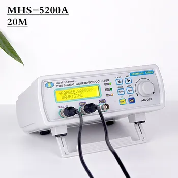 MHS5200A Digital DDS Dual-channel Signal Source Generator Arbitrary Waveform Frequency Meter 20MHz For Researching Engineer 20%
MHS5200A Digital DDS Dual-channel Signal Source Generator Arbitrary Waveform Frequency Meter 20MHz For Researching Engineer 20%