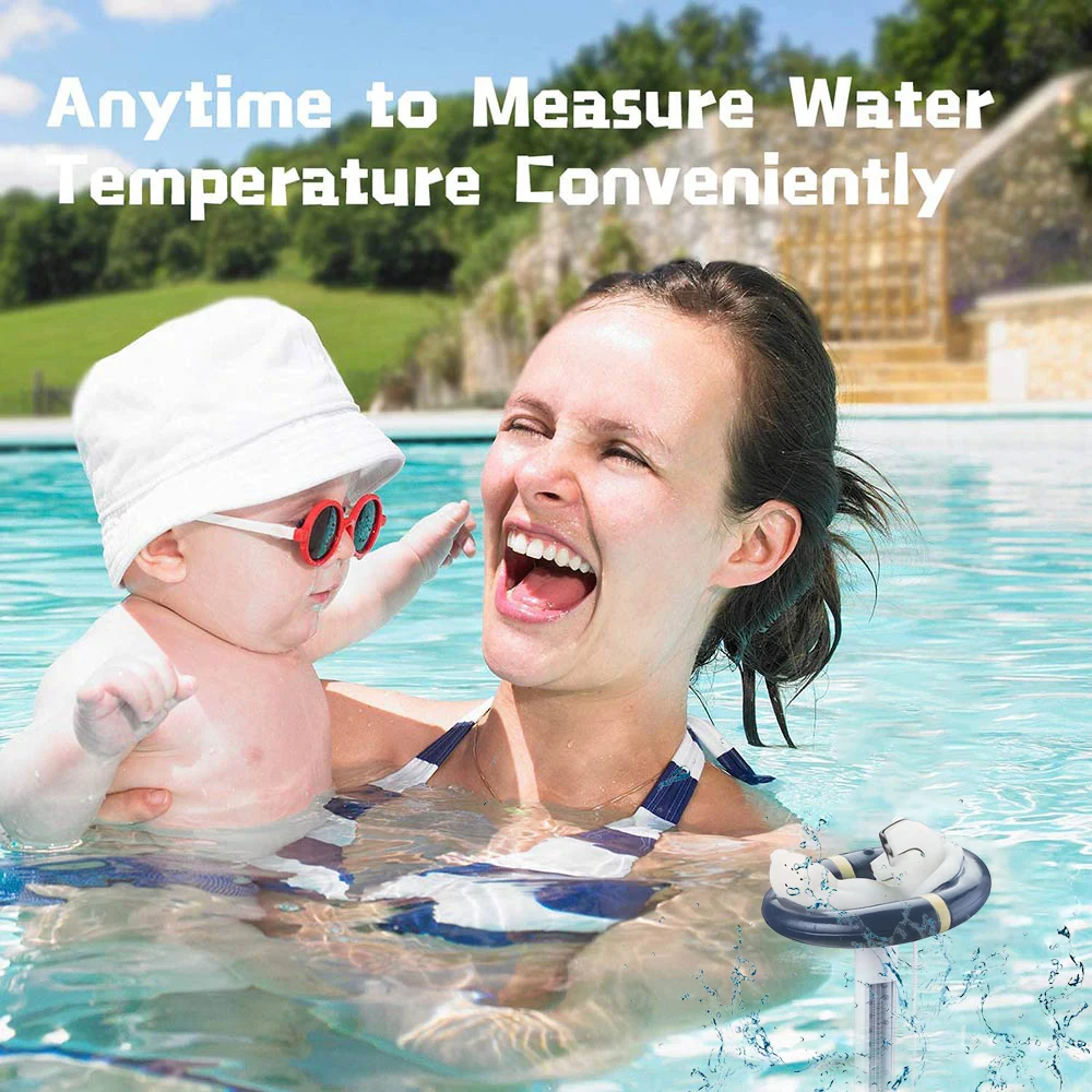 Floating Pool Thermometer with String Water Temperature Thermometers for Outdoor & Indoor Swimming Pools Spas Hot Tubs
Floating Pool Thermometer with String Water Temperature Thermometers for Outdoor & Indoor Swimming Pools Spas Hot Tubs