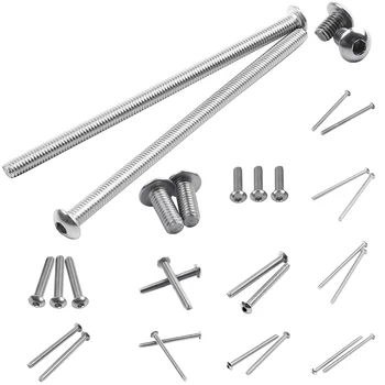 Stainless Steel Button Head Screw, Hex Socket Bolts Type:M4 / 4mm Bolt size:M4 x 75mm Your pack quantity:10
Stainless Steel Button Head Screw, Hex Socket Bolts Type:M4 / 4mm Bolt size:M4 x 75mm Your pack quantity:10