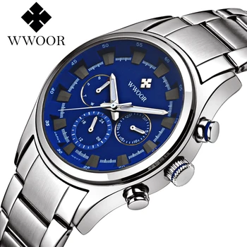 Relojes Hombre 2020 WWOOR Watch Men Top Brand Luxury Mens Watches Fashion Stainless Steel Waterproof Quartz Clock Man Wristwatch
Relojes Hombre 2020 WWOOR Watch Men Top Brand Luxury Mens Watches Fashion Stainless Steel Waterproof Quartz Clock Man Wristwatch