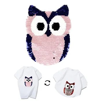 Sequins Patch Owl Bird Reversible Change Color AB Patches For Clothing Logo Strange Things Stickers Deal With It T shitr Coat
Sequins Patch Owl Bird Reversible Change Color AB Patches For Clothing Logo Strange Things Stickers Deal With It T shitr Coat