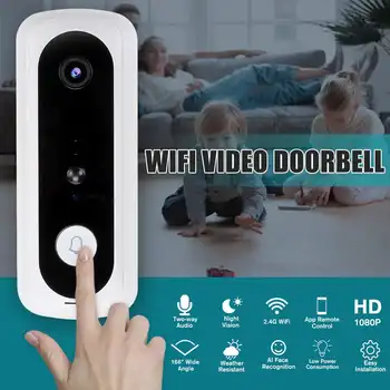 Video Doorbell Smart HD Wireless WiFi Security Door Bell Visual Recording Home Security Night Vision Intercom Monitor Door Phone
Video Doorbell Smart HD Wireless WiFi Security Door Bell Visual Recording Home Security Night Vision Intercom Monitor Door Phone