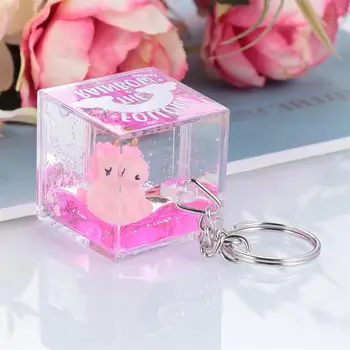 1PC Keychain Cartoon Unicorn Liquid Quicksand Acrylic Cube Pendant Keyring Bag Ornament
1PC Keychain Cartoon Unicorn Liquid Quicksand Acrylic Cube Pendant Keyring Bag Ornament