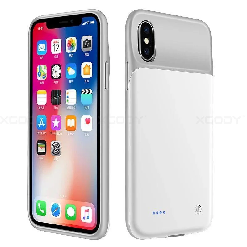 XGODY Shockproof and Slim Battery Case 3200mAh Power Bank External Pack Backup Charger Case for iphone X
XGODY Shockproof and Slim Battery Case 3200mAh Power Bank External Pack Backup Charger Case for iphone X