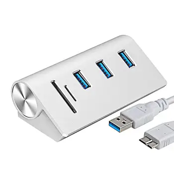 5 in 1 USB3.0 Cable Divider Computer HUB Concentrator Portable Hub Multi-function Card Reader
5 in 1 USB3.0 Cable Divider Computer HUB Concentrator Portable Hub Multi-function Card Reader