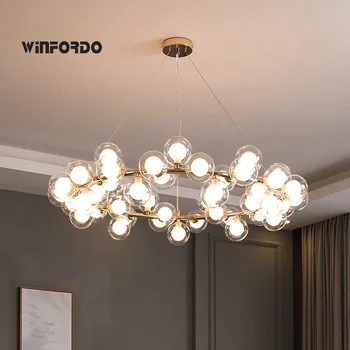 New 2020 Modern LED Bubble Chandelier Lighting for Luxury Living Dining Room Luminaire With G4 Led 
New 2020 Modern LED Bubble Chandelier Lighting for Luxury Living Dining Room Luminaire With G4 Led