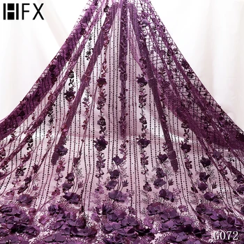 African Beaded Fabrics 3d Embroidered Fabric French Net Lace Fabric Purple 3d Flower Tulle Lace Fabric for Nigerian Bridal G072
African Beaded Fabrics 3d Embroidered Fabric French Net Lace Fabric Purple 3d Flower Tulle Lace Fabric for Nigerian Bridal G072