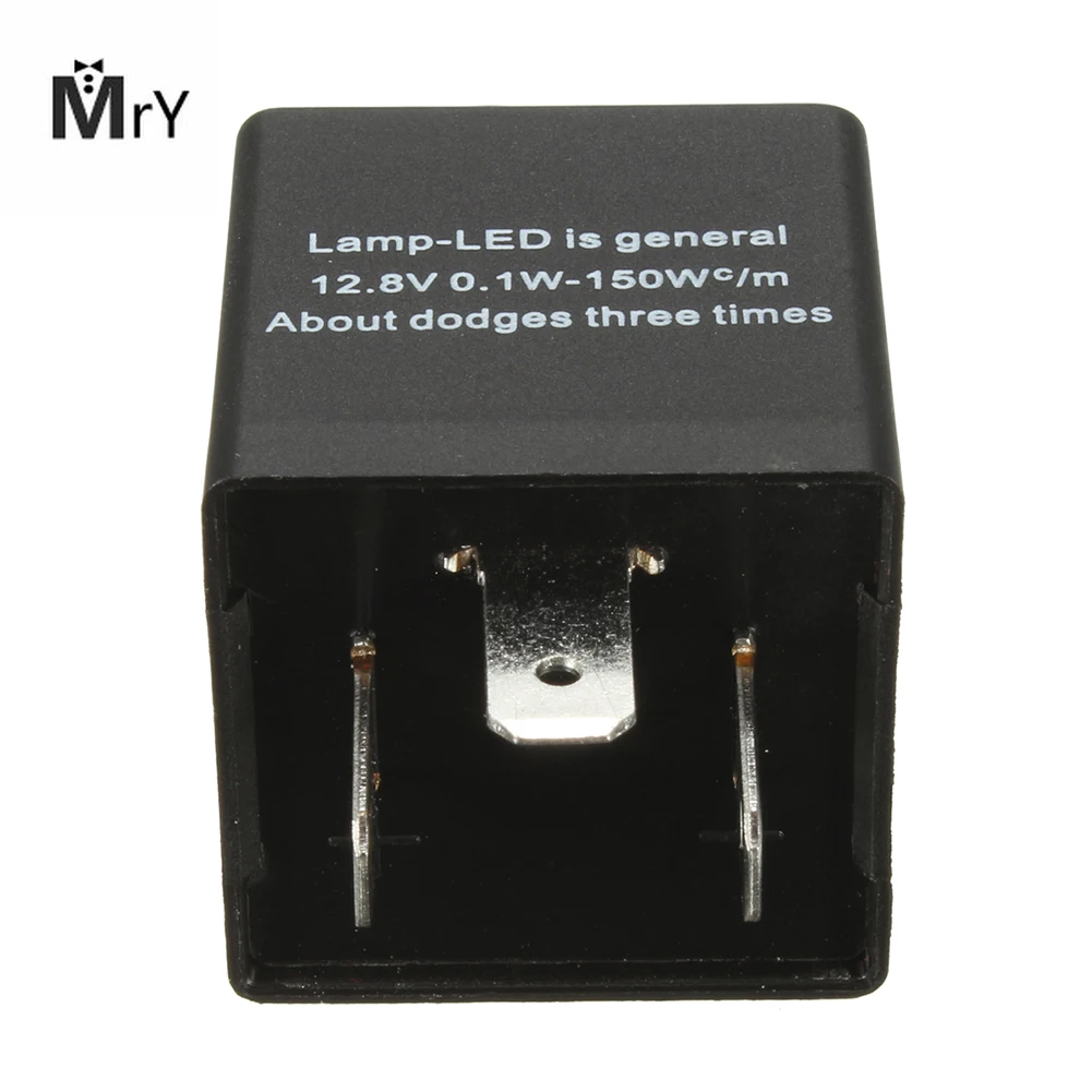 12V 3-PIN 0.02A-20A Electronic LED Adjustable Flasher Relay For Turn Signal Light Blinker
12V 3-PIN 0.02A-20A Electronic LED Adjustable Flasher Relay For Turn Signal Light Blinker
