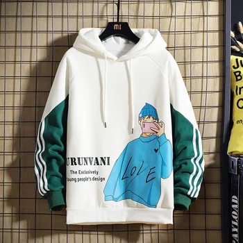Dropshipping Autumn 2020 Cotton Hooded Pullover Cartoon Mens Streetwear Hoodies Men Oversized Patchwork Sweatshirt 
Dropshipping Autumn 2020 Cotton Hooded Pullover Cartoon Mens Streetwear Hoodies Men Oversized Patchwork Sweatshirt