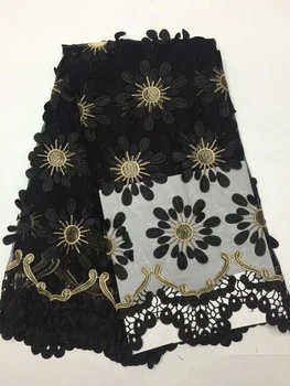 2020 New style French net lace fabric 3D flower African tulle mesh lace fabric high quality african lace fabric Black 24061D
2020 New style French net lace fabric 3D flower African tulle mesh lace fabric high quality african lace fabric Black 24061D