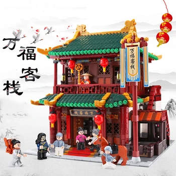 XingBao 01022 Creator Chinese Style Hotel house The Wanfu Inn Set Building Blocks Bricks Architecture Model Toy for Children
XingBao 01022 Creator Chinese Style Hotel house The Wanfu Inn Set Building Blocks Bricks Architecture Model Toy for Children
