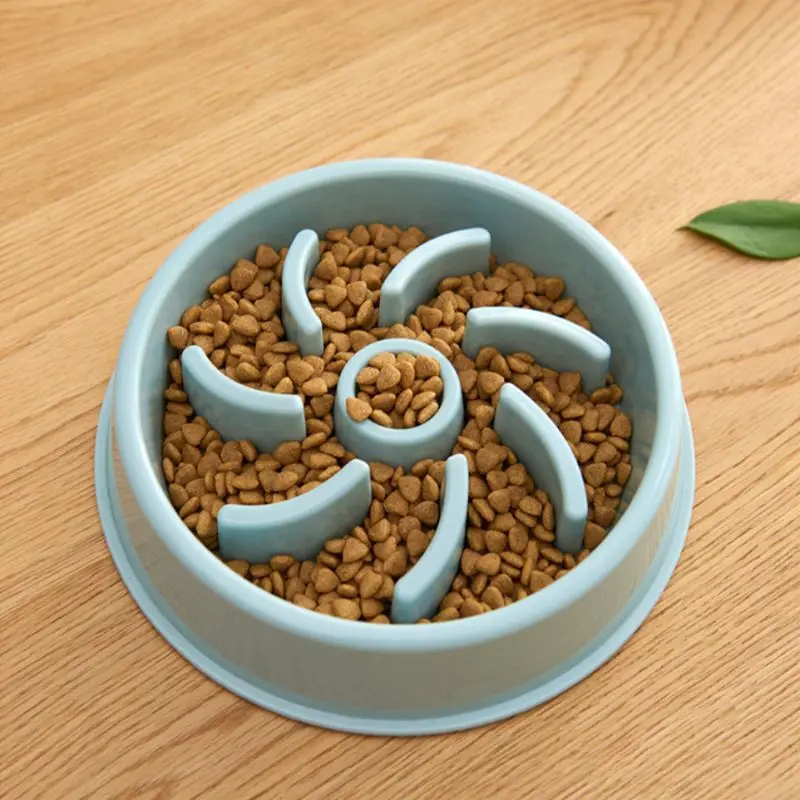 Pet Slow Feeder Dog Cat Non-Toxic Puzzle Bowl Fun Pets Bloat Stop Anti-smashing Food Bowls For Dogs Cats 090C for dogs | Дом и сад