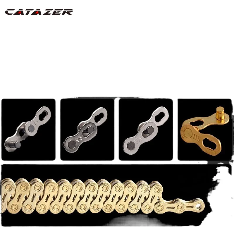 2PCS=1Pair Mountain Road Bicycle Chain Magic Buckle 8/9/10/11 Fast Quick Dismantling 24/27/30 Quick Dismounting Fast Buckle
2PCS=1Pair Mountain Road Bicycle Chain Magic Buckle 8/9/10/11 Fast Quick Dismantling 24/27/30 Quick Dismounting Fast Buckle