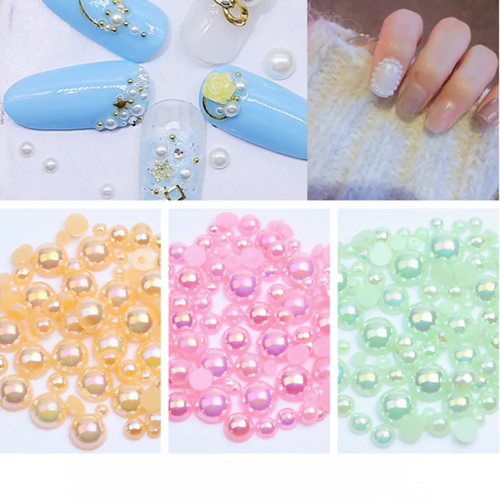 1000pcs 3mm Half Round Pearl Rhinestones Non Hotfix Flat Back AB Rhinestone Trim for Jewelry Making Mobile-Phone-Case Nail Art G
1000pcs 3mm Half Round Pearl Rhinestones Non Hotfix Flat Back AB Rhinestone Trim for Jewelry Making Mobile-Phone-Case Nail Art G