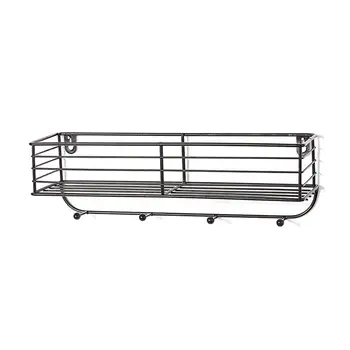 Bathroom Rack Metal Hook Rack Wall Decoration Rack Multifunctional Shelf For Bathroom Wall Embedded Screws Storage Organization
Bathroom Rack Metal Hook Rack Wall Decoration Rack Multifunctional Shelf For Bathroom Wall Embedded Screws Storage Organization