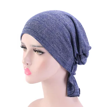 Womens Muslim Hijab Cancer Chemo Stretchy Cotton hat Turban Cap Cover Hair Loss Head Scarf Wrap Pre-Tied Headwear Strech Bandana 
Womens Muslim Hijab Cancer Chemo Stretchy Cotton hat Turban Cap Cover Hair Loss Head Scarf Wrap Pre-Tied Headwear Strech Bandana