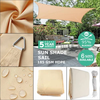 300D Waterproof Sun Shade Polyester Square Rectangle Shade Sail Garden Terrace Canopy Swimming Camping Hiking Yard Sail Awning
300D Waterproof Sun Shade Polyester Square Rectangle Shade Sail Garden Terrace Canopy Swimming Camping Hiking Yard Sail Awning
