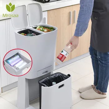 Large Three Layers Garbage Trash Cans Kitchen Storage Vertical Waste Sorting Bins with Wheel Garbage Bag Holder Recyclable
Large Three Layers Garbage Trash Cans Kitchen Storage Vertical Waste Sorting Bins with Wheel Garbage Bag Holder Recyclable