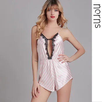 Norns Pyjama Women Sexy Lingerie Set Summer Sleepwear Female Pajama set Cute Nightwear Sleep bride Top and Shorts Pijama Mujer 
Norns Pyjama Women Sexy Lingerie Set Summer Sleepwear Female Pajama set Cute Nightwear Sleep bride Top and Shorts Pijama Mujer