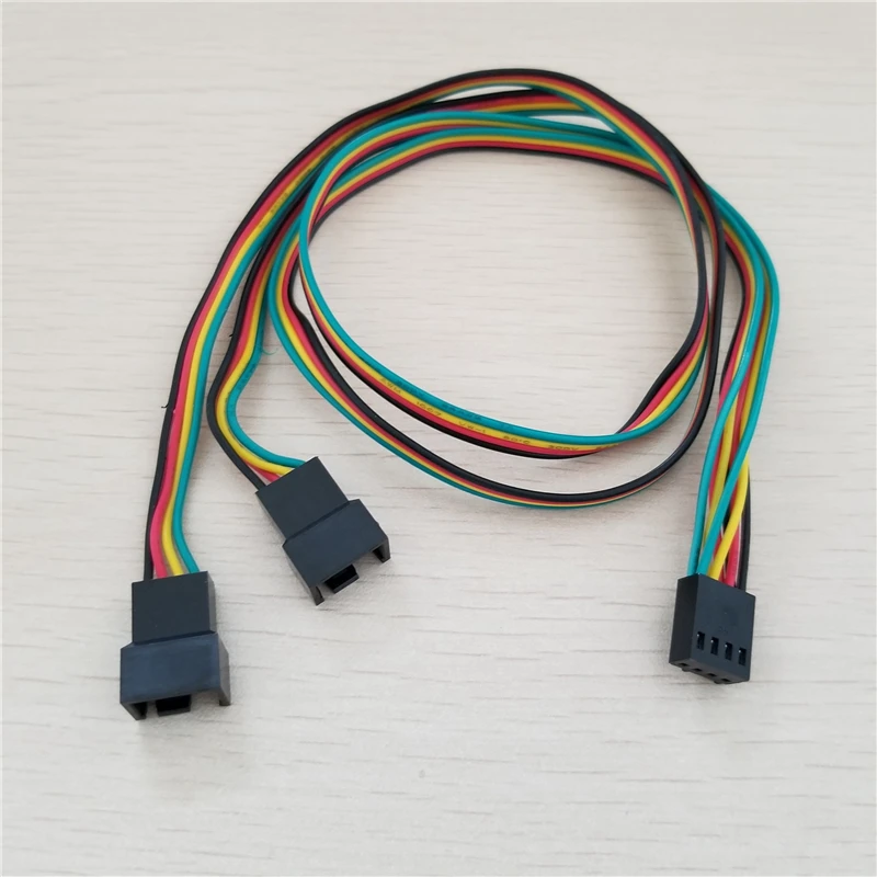 PC Computer Cooler Cooling Fan Motherboard Mainboard PWM 4Pin 1 to 2 Y Splitter Power Supply Extension Cable 50cm 24AWG
PC Computer Cooler Cooling Fan Motherboard Mainboard PWM 4Pin 1 to 2 Y Splitter Power Supply Extension Cable 50cm 24AWG