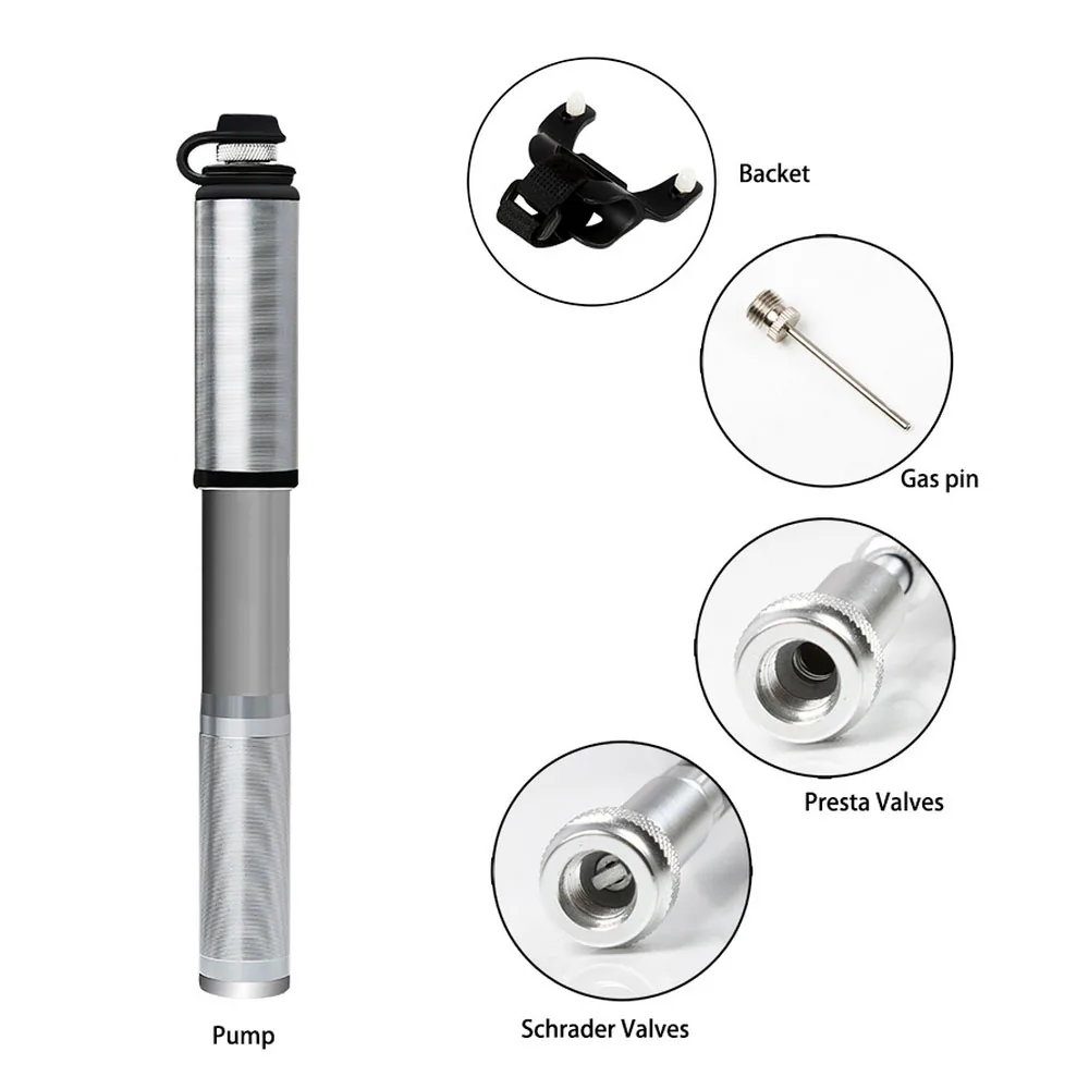 Mini Bicycle Pump 160PSI High-pressure Bike Air Shock Pump For Fork & Rear Suspension Mountain Bicycle Hand Pumps Accessories
Mini Bicycle Pump 160PSI High-pressure Bike Air Shock Pump For Fork & Rear Suspension Mountain Bicycle Hand Pumps Accessories