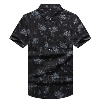 Spuerpang Short Sleeve Shirt Male Extra Large Summer Dress Plus Fat plus Size Loose Fat Half Sleeve Shirt Flower Backing Thin
Spuerpang Short Sleeve Shirt Male Extra Large Summer Dress Plus Fat plus Size Loose Fat Half Sleeve Shirt Flower Backing Thin
