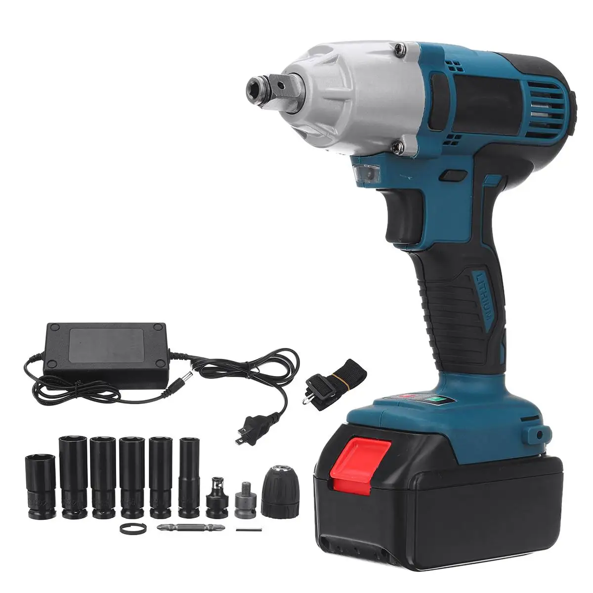 98VF/128VF 320Nm Cordless Electric Impact Wrench Drill Screwdriver 110-240V Socket Wrench Li Battery Hand Drill Power Tools
98VF/128VF 320Nm Cordless Electric Impact Wrench Drill Screwdriver 110-240V Socket Wrench Li Battery Hand Drill Power Tools