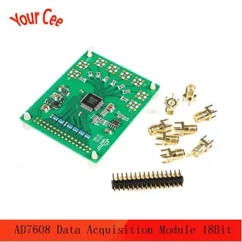 AD7608 Data Acquisition Module 8-Channel 18Bit ADC External Reference ADR421 200kbps Synchronous Sampling Module Boost Converter
AD7608 Data Acquisition Module 8-Channel 18Bit ADC External Reference ADR421 200kbps Synchronous Sampling Module Boost Converter