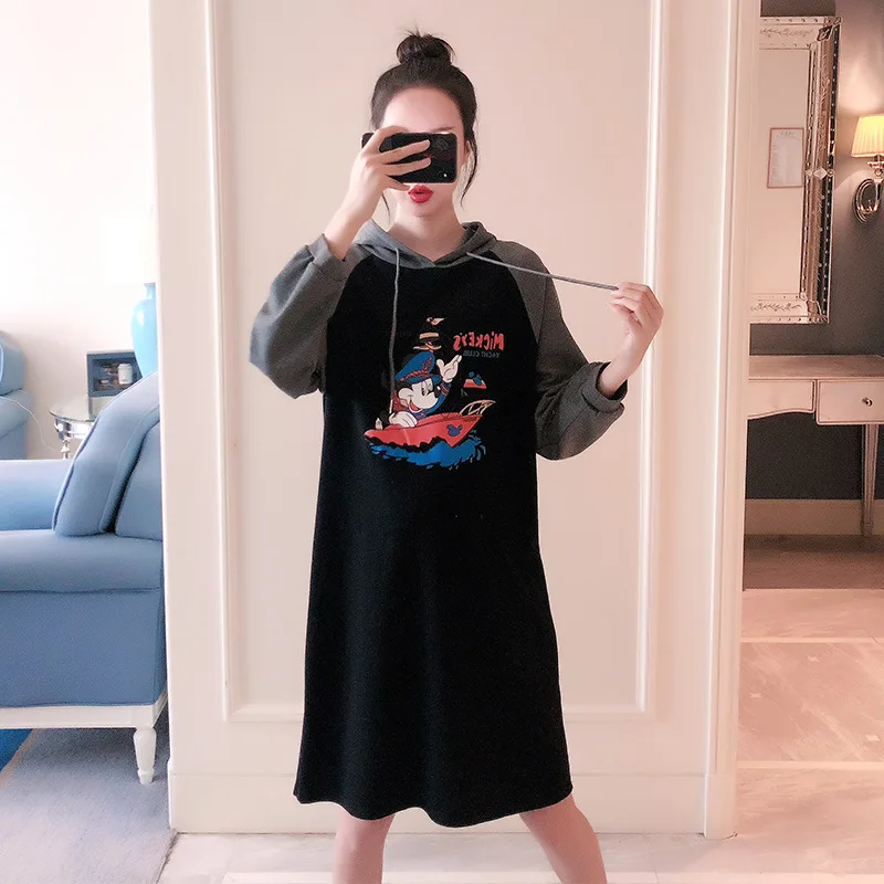 2020 Maternity Clothes Spring New Style Fashion Korean-style Loose Elasticity Cartoon Sweater Skirt Pregnant Women Spring Dress
2020 Maternity Clothes Spring New Style Fashion Korean-style Loose Elasticity Cartoon Sweater Skirt Pregnant Women Spring Dress