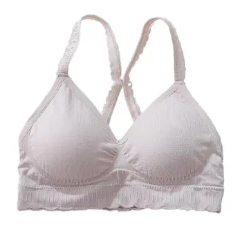 MISSKY Women Sport Bra Seamless Cross Beauty Back with Bra Pad Leak-proof Sleeping Underwear For Female Solid Color
MISSKY Women Sport Bra Seamless Cross Beauty Back with Bra Pad Leak-proof Sleeping Underwear For Female Solid Color