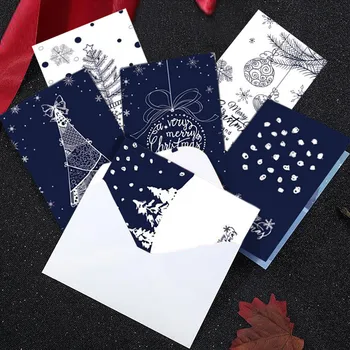 Christmas Greeting Card New Creative Retro Gift Thank You Card 6pcs/set Christmas Card Friend decorations for home navidad
Christmas Greeting Card New Creative Retro Gift Thank You Card 6pcs/set Christmas Card Friend decorations for home navidad