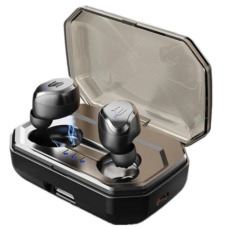 BEESCLOVER S8P TWS True Wireless Bluetooth 5.0 Earphone Touch Earbuds Noise Cancelling 3000mAh Power Bank For Smart Phone d30
BEESCLOVER S8P TWS True Wireless Bluetooth 5.0 Earphone Touch Earbuds Noise Cancelling 3000mAh Power Bank For Smart Phone d30