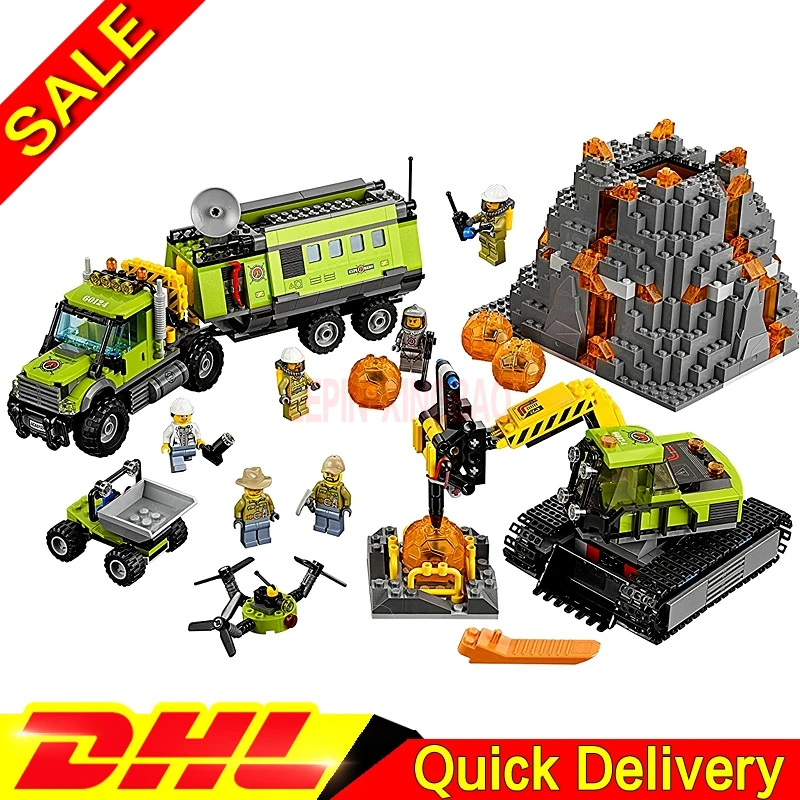 LP 02005 City Kits Volcano Exploration Base Set Children Educational Building Blocks Brick lepinings Toys Model Clone 60124
LP 02005 City Kits Volcano Exploration Base Set Children Educational Building Blocks Brick lepinings Toys Model Clone 60124