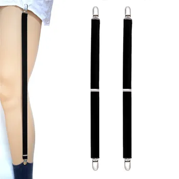 Men Shirt Stays Garters Elastic Polyester Adjustable Shirt Holder Crease-Resistance Belt Stirrup Style Suspender With Metal Clip
Men Shirt Stays Garters Elastic Polyester Adjustable Shirt Holder Crease-Resistance Belt Stirrup Style Suspender With Metal Clip
