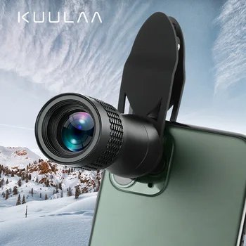 KUULAA Universal 14X Monocular Zoom HD Optical Cell Phone Lens Observing Survey telephoto lens for iPhone 11 Pro Smartphone
KUULAA Universal 14X Monocular Zoom HD Optical Cell Phone Lens Observing Survey telephoto lens for iPhone 11 Pro Smartphone