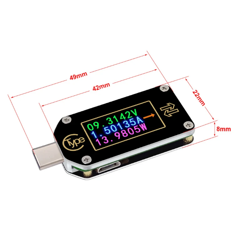 TC66 fast charge PD protocol detection deceiver Type-C voltage and current USB test pen universal instrument
TC66 fast charge PD protocol detection deceiver Type-C voltage and current USB test pen universal instrument