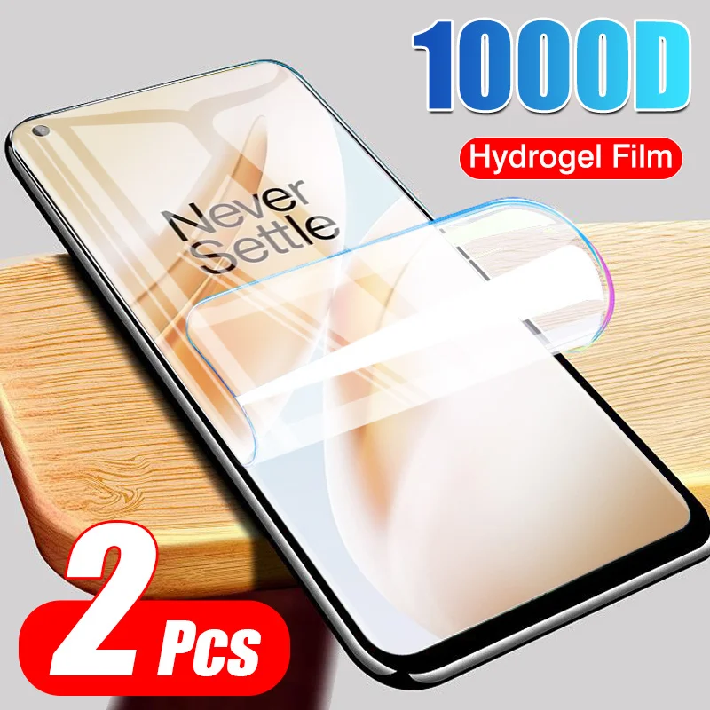 2 шт. мягкая Гидрогелевая пленка для Oneplus 7 Pro 7T 6T 5T полная защита экрана 8T 8 Lite