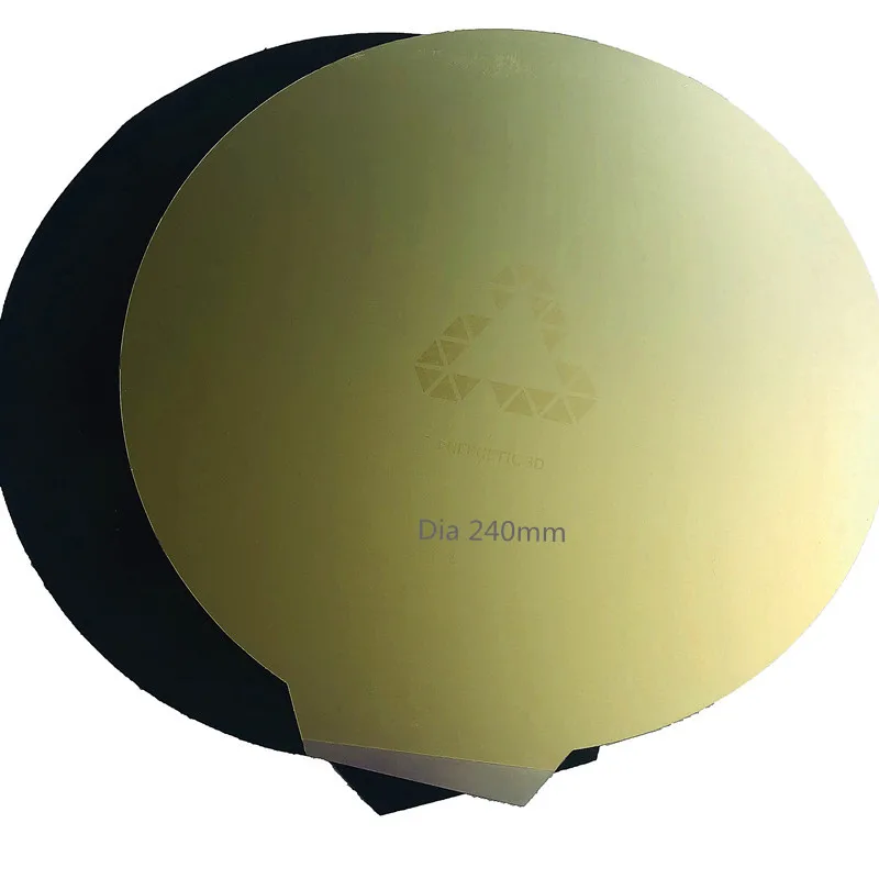 ENERGETIC PEI Round Plate Dia 300 Delta Kossel Heat Bed Flex Spring Steel Sheet Applied Smooth PEI + Base For 3D Printer
ENERGETIC PEI Round Plate Dia 300 Delta Kossel Heat Bed Flex Spring Steel Sheet Applied Smooth PEI + Base For 3D Printer