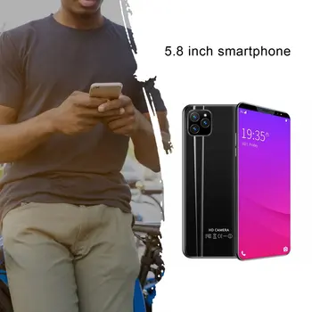 5.8 inch Big Screen i13 Smartphone 12MB+4G Android Smartphone HD Camera Dual-core Dual Card Dual Mode Phone 
5.8 inch Big Screen i13 Smartphone 12MB+4G Android Smartphone HD Camera Dual-core Dual Card Dual Mode Phone