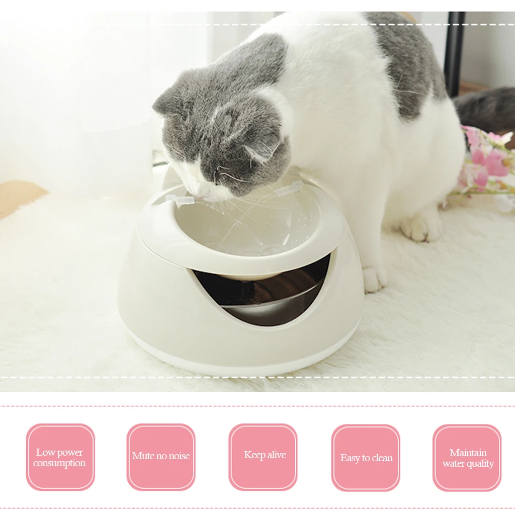 Cute Pet Cat With Water Dispenser Automatic Light Pet Automatic Circulation Water Fountain Dog USB Electric Cat Water Dispenser
Cute Pet Cat With Water Dispenser Automatic Light Pet Automatic Circulation Water Fountain Dog USB Electric Cat Water Dispenser