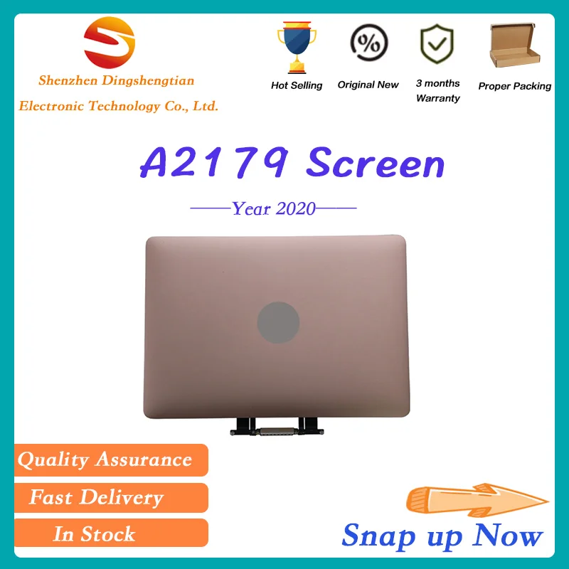 Сменный ЖК-дисплей в сборе для MacBook Air раннего 2020 A2179 розовое золото и серый