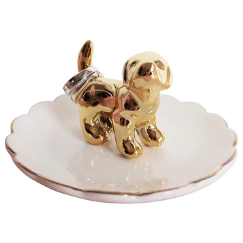 Ceramic Cute Dog Ring Rack, Ceramic Jewelry Tray,Chain Tray,Dessert Plate-Very Suitable for Holding Small Jewelry,Rings, Ne
Ceramic Cute Dog Ring Rack, Ceramic Jewelry Tray,Chain Tray,Dessert Plate-Very Suitable for Holding Small Jewelry,Rings, Ne