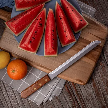 Sharp Home Cuting Watermelon Stainless Steel Long Fruit Knife Knives For Kitchen Cuting Fish Slicing Utility Knives Chef Tools
Sharp Home Cuting Watermelon Stainless Steel Long Fruit Knife Knives For Kitchen Cuting Fish Slicing Utility Knives Chef Tools