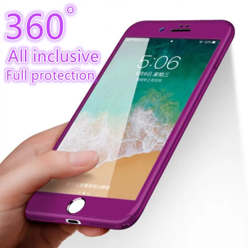 luxury 360 Full Cover Phone Case For iPhone 6 6s 7 8 Plus PC Protective Cover For iPhone X XS MAX XR Case With Glass
luxury 360 Full Cover Phone Case For iPhone 6 6s 7 8 Plus PC Protective Cover For iPhone X XS MAX XR Case With Glass