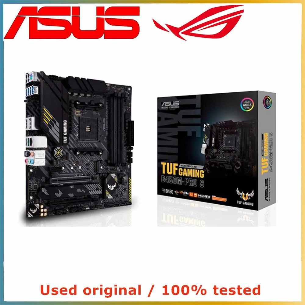 Новинка для AMD B450 AM4 Ryzen R7 3700X процессор ASUS TUF GAMING B450M-PRO S материнская плата